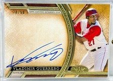 2015 TOPPS TIER ONE VLADIMIR GUERRERO ACCLAIMED AUTOGRAPHS AA-VG 28/50 SP