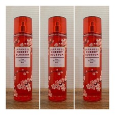 3 Bath and Body Works JAPANESE CHERRY BLOSSOM Fine Fragrance Mist  8 fl.oz.
