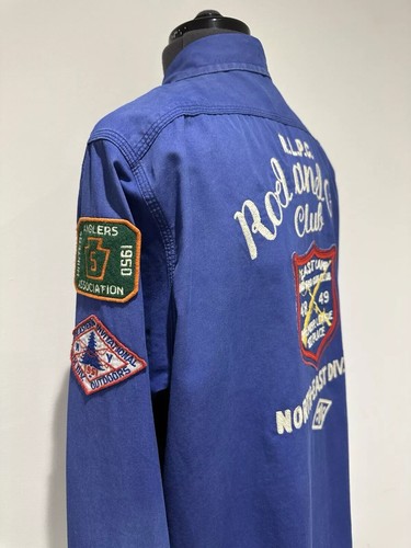Ralph Lauren Polo Rod and Gun Club Patchwork Deportista Azteca Camisa Occidental Talla L - Imagen 4 de 20