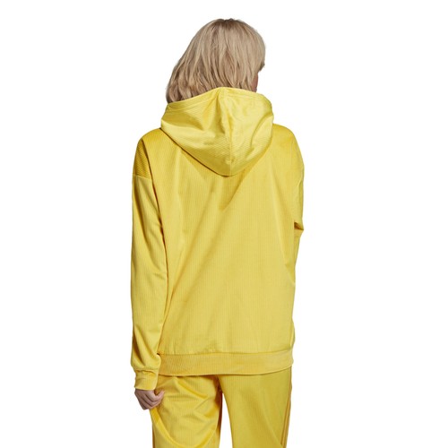 adidas Originals Women's Comfy Cords Velvet Corduroy Hoodie Hooded Pullover - Picture 4 of 27