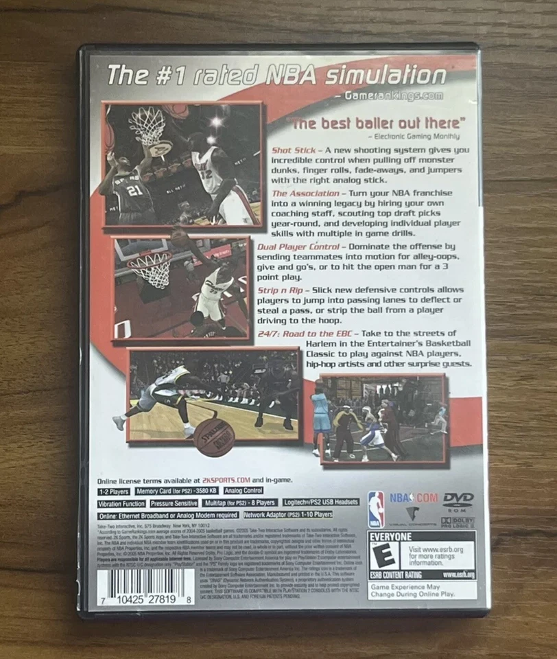 Bundle of 5 PS2 Basketball Games: Street Hoops, NBA Jam, NCAA, NBA 2K6 - Image 4 of 4