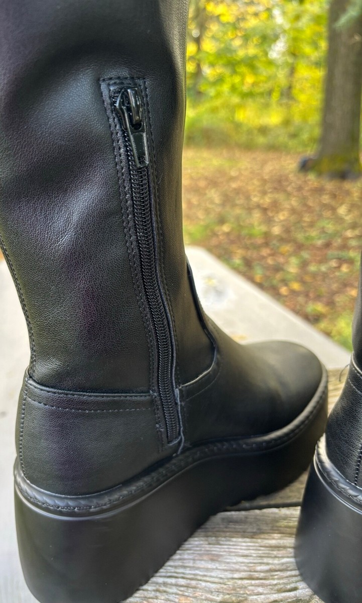 EUC NINE WEST “Geton” Boots (6.5) Black Over the Knee