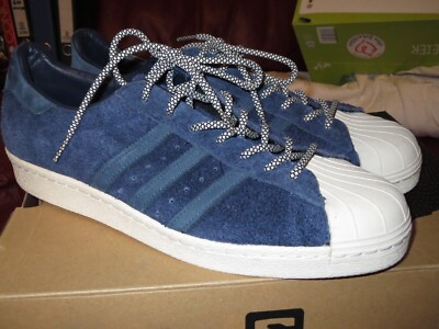 Adidas Originals Leather Superstar Trainers Sneakers Classic Classic Size 47.5
