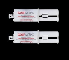 PACK OF 2 GolfWorks Maximum Strength Tour Set Plus Golf Club Epoxy