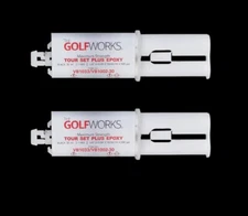 PACK OF 2 GolfWorks Maximum Strength Tour Set Plus Golf Club Epoxy
