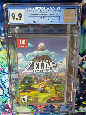 NEW 2019 Switch The Legend of Zelda Link's Awakening CGC Graded
