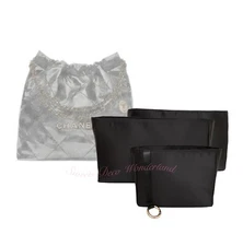 PREMIUM SATIN BAG INSERT / LINER / ORGANIZER WITH BASE SHAPER FOR 22 BAG