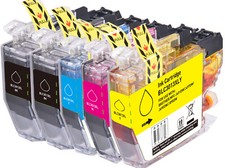 5PK Printer Ink fits for Brother LC3013 MFC-J491DW MFC-J497DW MFC-J690DW  chip