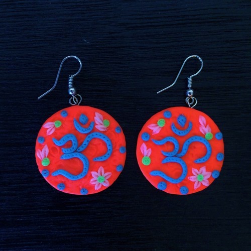 Boucles D'oreilles Néon Cylindriques – Acrylique Vintage 6 Cm – Vert Fluo – Femme & Fille – Idéal Fêtes Années 80, Halloween, Noël