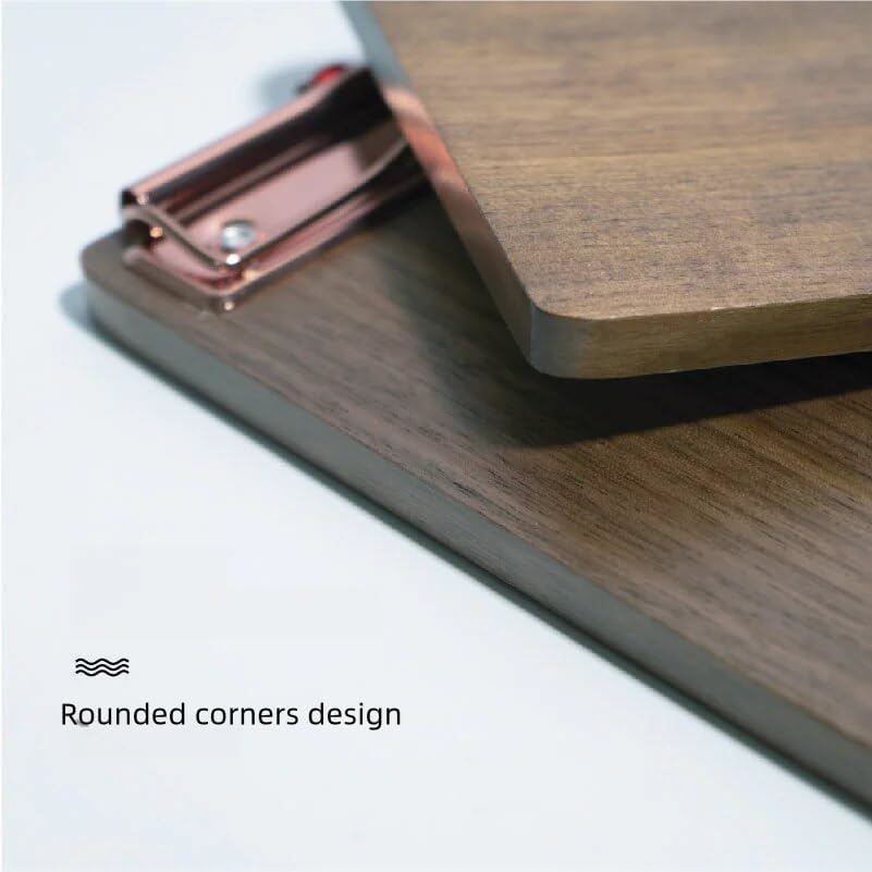 A5 Clipboard, Walnut Wood Clipboard,clipboards with Adjustable Base Set
