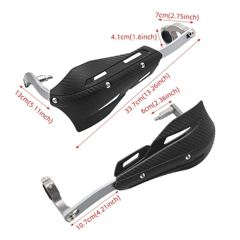 7/8" 1 1/8" Handlebar Universal Hand Guards Hand Protect For Dirt Pit Bike ATV - Image 2 of 4