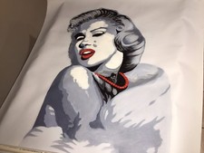 MARYLIN MONROE 28x28 Hand