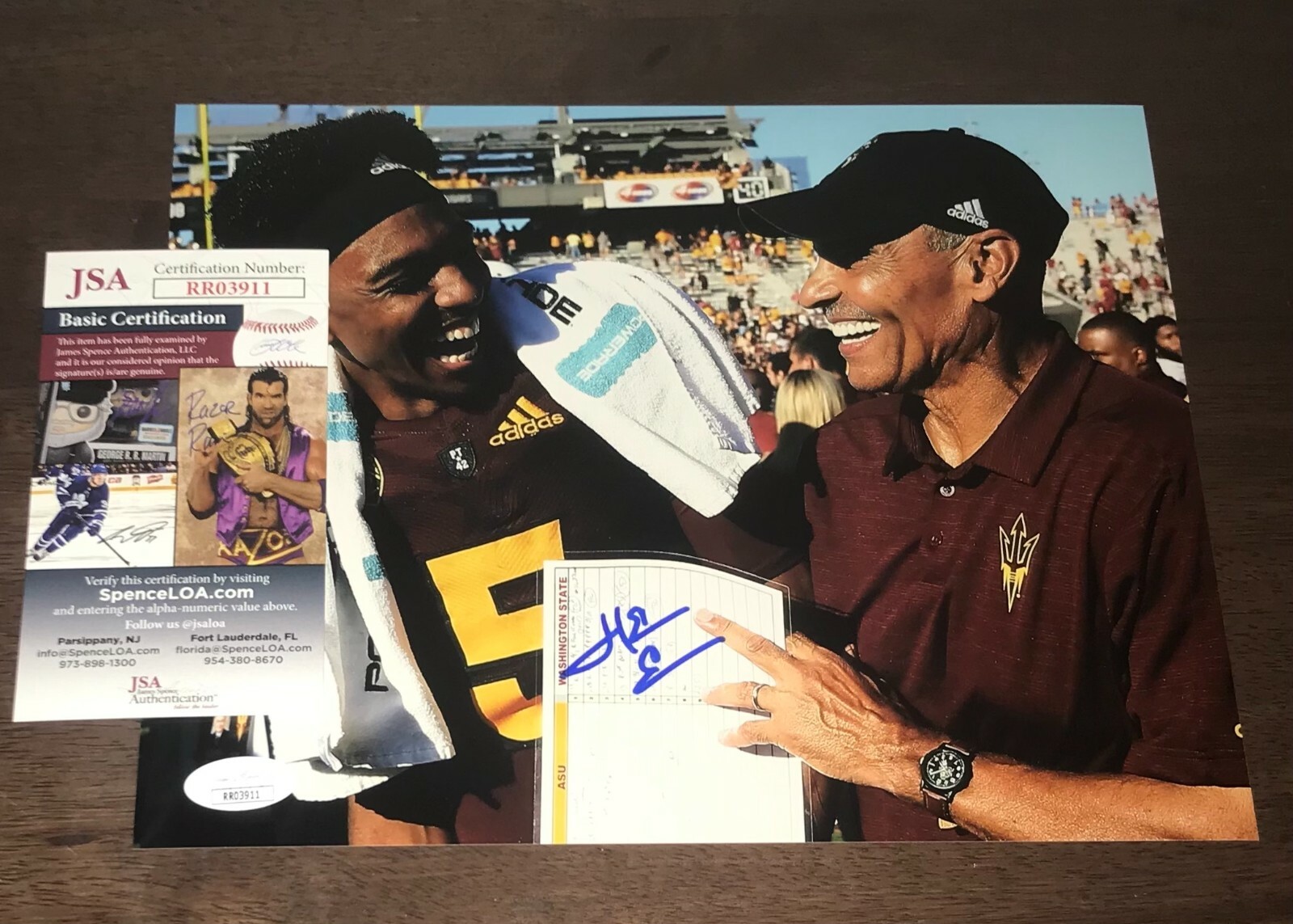 Herman Edwards Arizona State Sun Devil 8x10 Autographed Photo Jsa Coa N3 Ebay Herman Edwards Arizona State Sun Devil 8x10 Autographed Photo Jsa Coa N3 Ebay