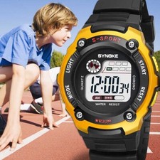 Kids Digital Electronic Sports Watch Waterproof Children Boys Girls LED Watches