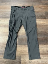 Wrangler ATG Gray Pants Size 40x30 Mens Outdoors Hiking Camping