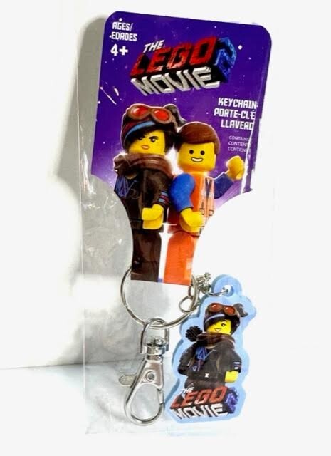 The Lego Movie Rubber Key Chain Lucy Wildstyle Keychain New