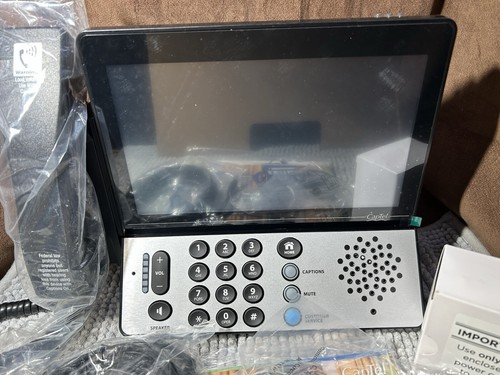 CapTel 2400i Large Touch-Screen Captioned Telephone with 40dB Amplification - Zdjęcie 3 z 9
