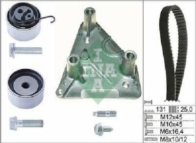 Original INA timing belt set 530 0492 10 for Chevrolet Opel