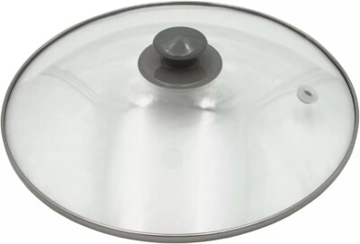 EFP Lid for Slow Cooker Round Glass w/ Thermometer Vent 33133 4QT 6QT 10 3/8  D