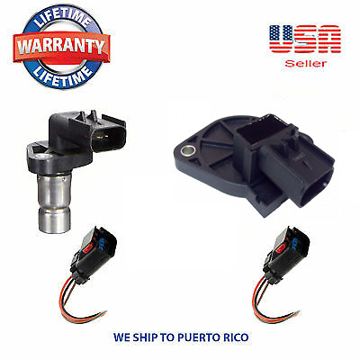 Camshaft & Crankshaft Position Sensors Fits: Chrysler Dodge Plymouth + CONNECTOR