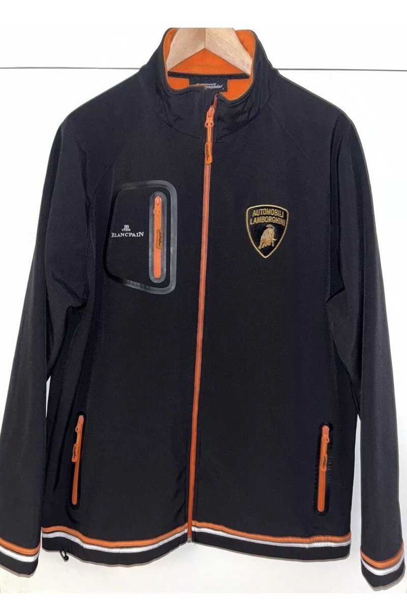 Lamborghini Racing Blancpain Full Zip Jacket, Black Orange
