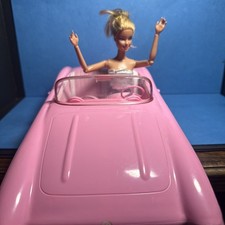 Barbie 2022 The Movie Hot Wheels Pink Corvette HPW40 RC Car w/ Barbie No Remote