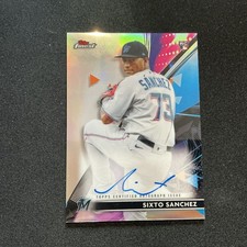 2021 Finest #FA-SS Sixto Sanchez Finest Autographs