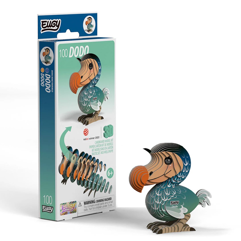 Eugy Unisex Multicolor Dodo 3D Model Craft Kit - Image 4