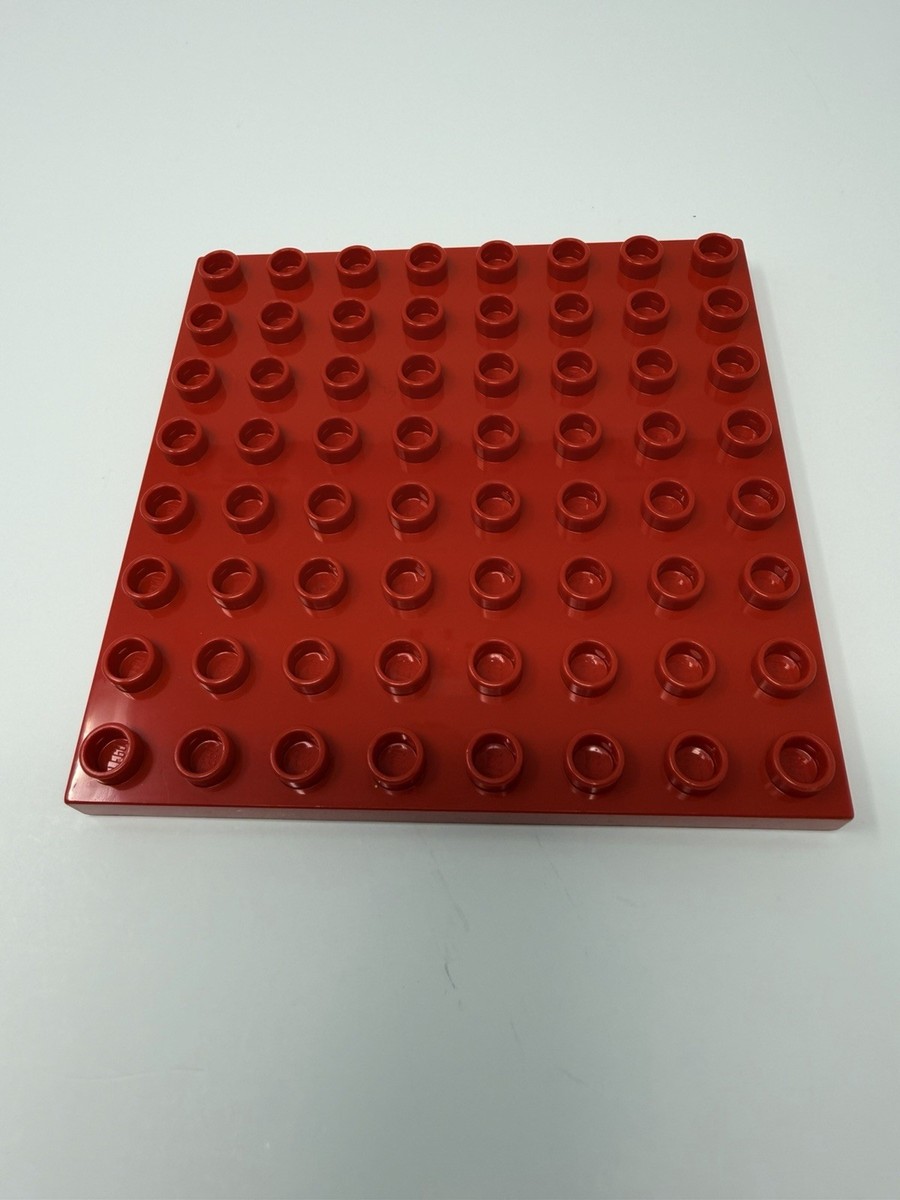 LEGO 51262 74965 Duplo 8x8 Red Base Plate Lot of 1 | eBay