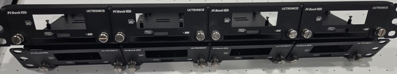 2x UCTRONICS 19 1U Rackmount for Raspberry Pi, SSD Bracket