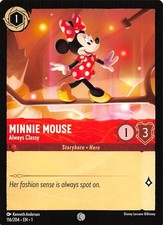 Minnie Mouse Always Classy 116/204 The First Chapter Disney Lorcana 014381
