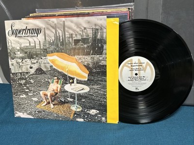 NM-   Supertramp  Crisis? What Crisis?  LP-1975 A&M SP-4560 w/Inner 1st Press