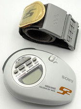 Sony Walkman SRF-M85W AM FM Portable Radio S2 Sports w/ Clip Arm Band Tested