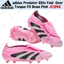 adidas Predator Elite Fold-Over Tongue FG Beam Pink JI1094 Men's Size