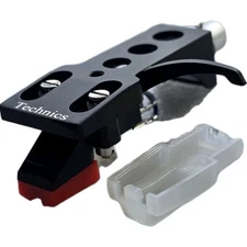 TECHNICS STYLE BLACK Headshell  Cartridge COMBO with new Diamond Stylus