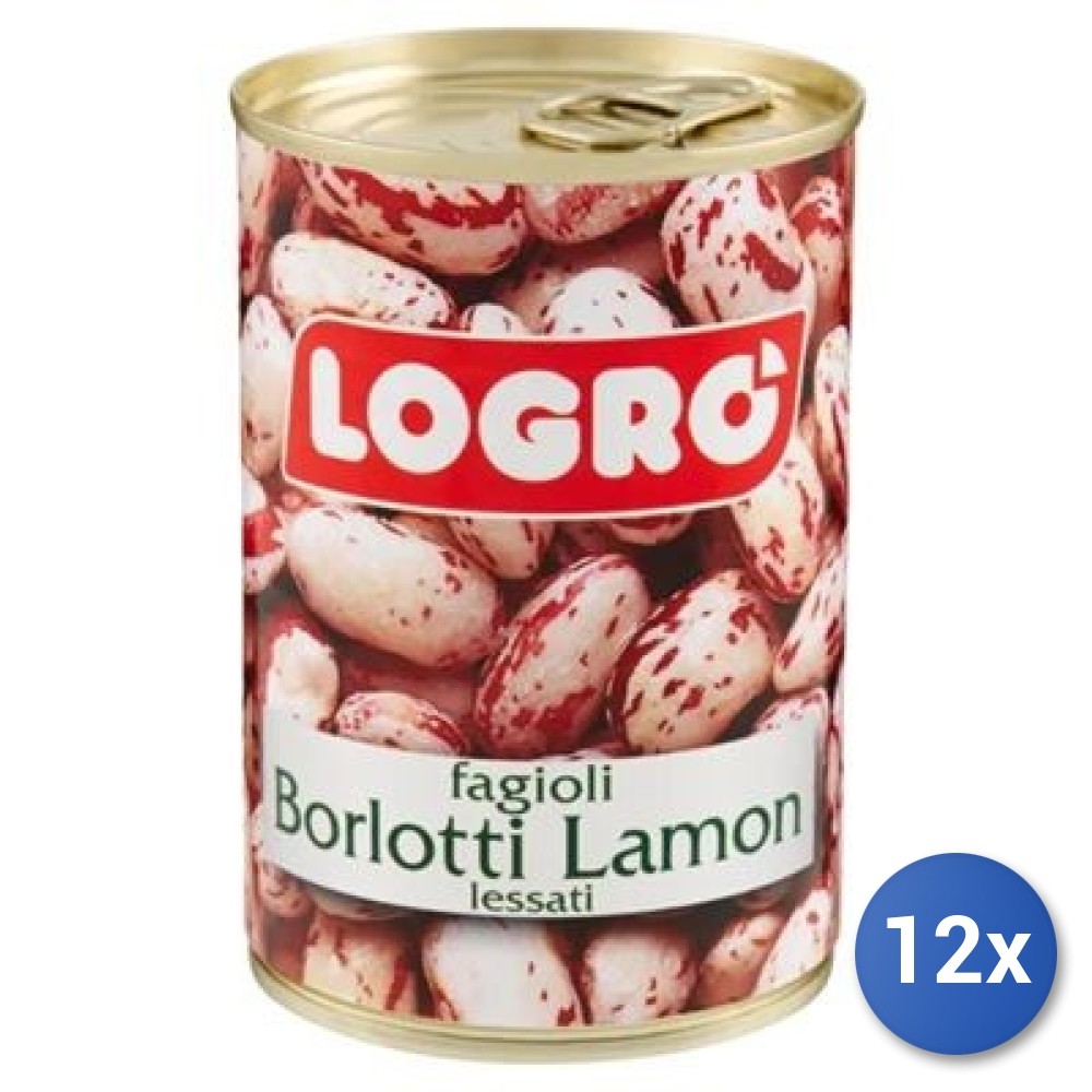 12X Multipack Borlotti Beans Gr 400 Lamon