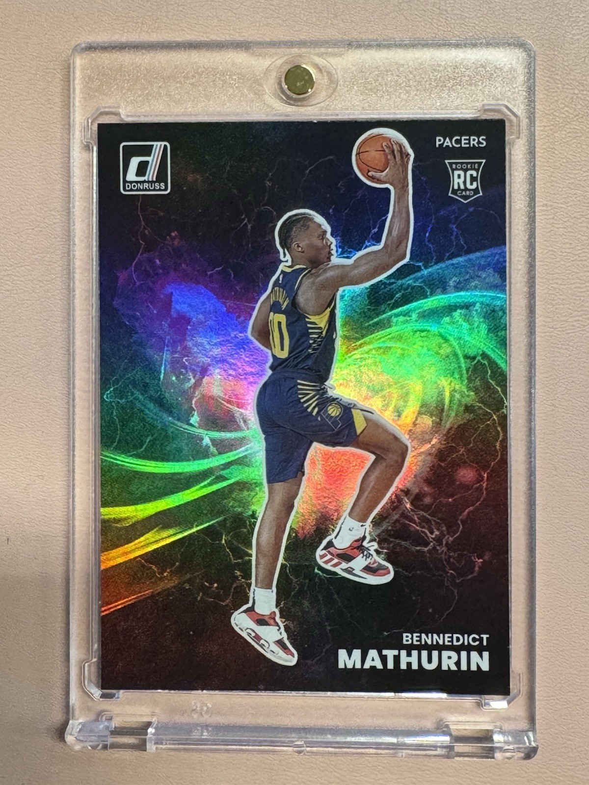 2022-23 Panini Donruss Night Moves Benedict Mathurin ROOKIE Case Hit #6