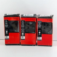 Lot of 3 Pass & Seymour Surface Mount NEMA Outlets - 3854CC6, 388CC6, 3884CC6