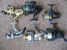 Box Lot Six Mid Size Spinning Reel Shimano 3500B Penn 650SS Daiwa GS60SC