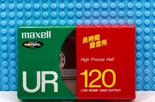 MAXELL UR  120 1982 TYPE I BLANK CASSETTE TAPE  1  SEALED 