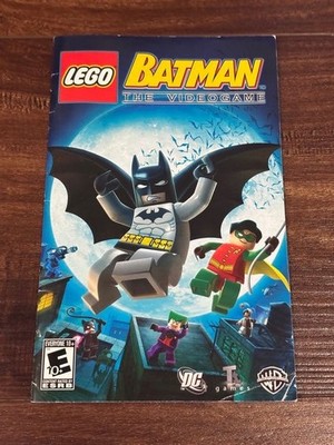 LEGO Batman Playstation 2 PS2 Instruction Manual Only
