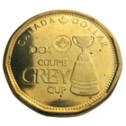 2012 Canada One 1 Dollar Loonie Canadian circulated Grey Cup Anniv Coin LOW MINT