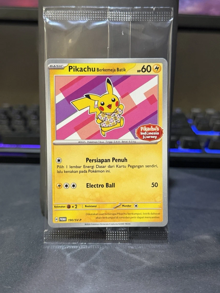 Pikachu 190 Sv: Scarlet & Violet Promo Cards for sale | eBay