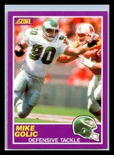 1989 Score Supplemental #403S Mike Golic