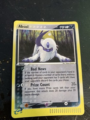 Absol 1/97 Dragon Holo Rare Pokémon TCG 2003
