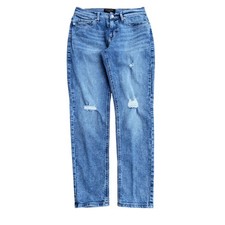 Banana Republic Jeans Women's Size 26x28 Distressed Blue Pants Faded Denim Tag 0