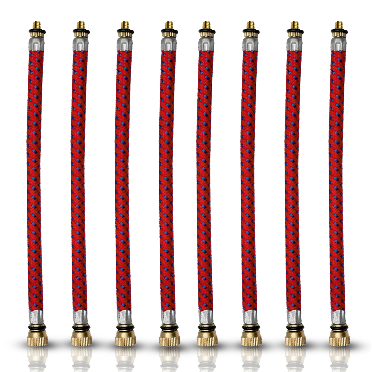 Flexible Tyre Pump Valve Connector Pump Schrader/Presta And Pump Adaptor Set