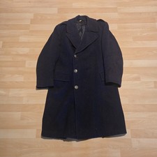 Vintage US Navy Issued 50s Wool Pea Coat Naval Anchor Button Sz 37 S