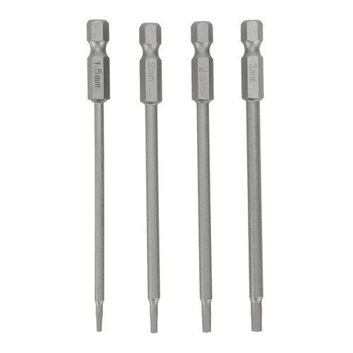 Pack Of 4,1/4 Hex Shank Magnetic,Head Screwdriver,Screwdriver Bit,1.5/2.0/2.5/3. - Picture 11 of 26