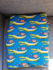 1,50m Jersey Kinderstoff Hamburger Liebe Krokodil